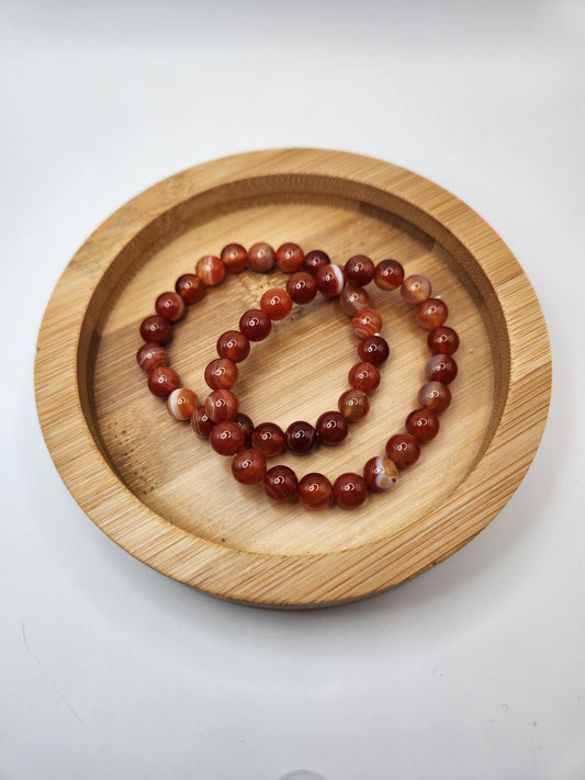 Carnelian Bracelet - 8mm