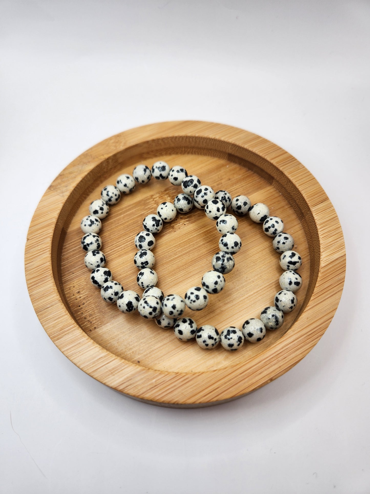 Dalmatian Jasper Bracelet - 8mm
