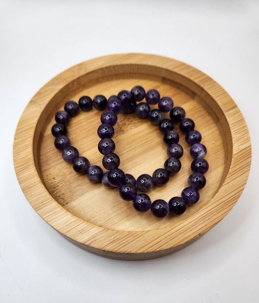 Amethyst Bracelet - 8mm