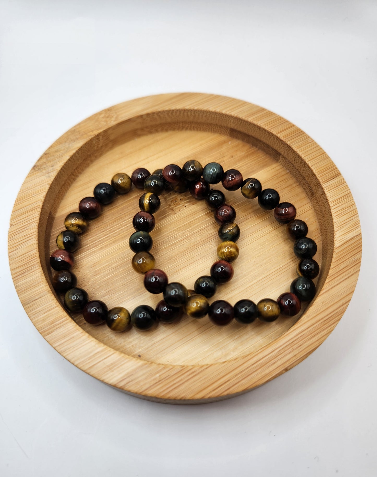 Mixed Tiger Eye Bracelet - 8mm