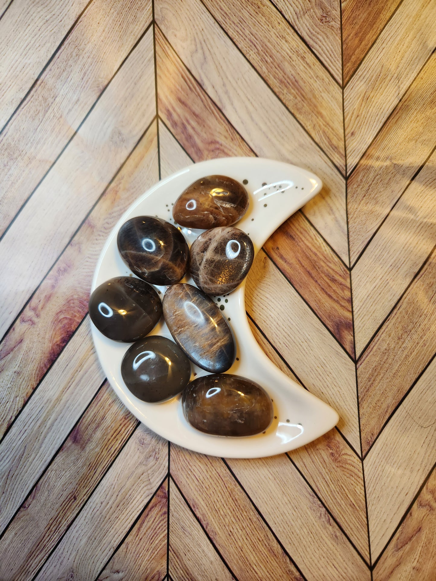Black Moonstone Tumble