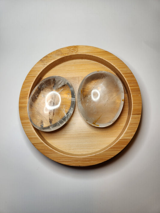 Clear Quartz Palm Stone