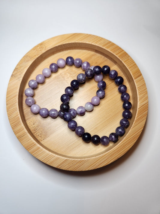 Lepidolite Bracelet - 8mm