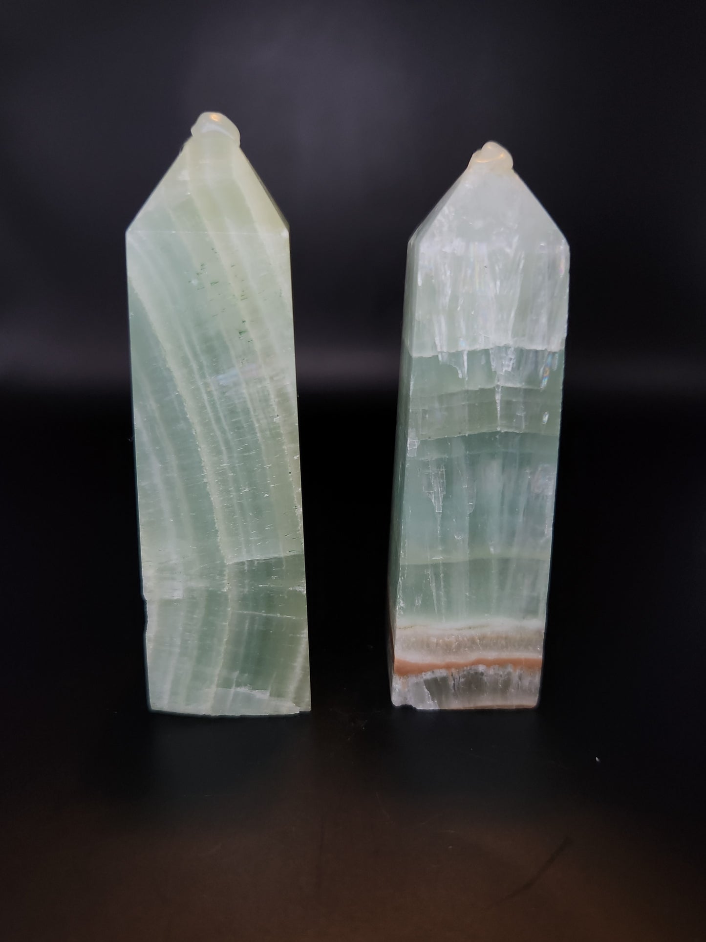 Pistachio Calcite Tower