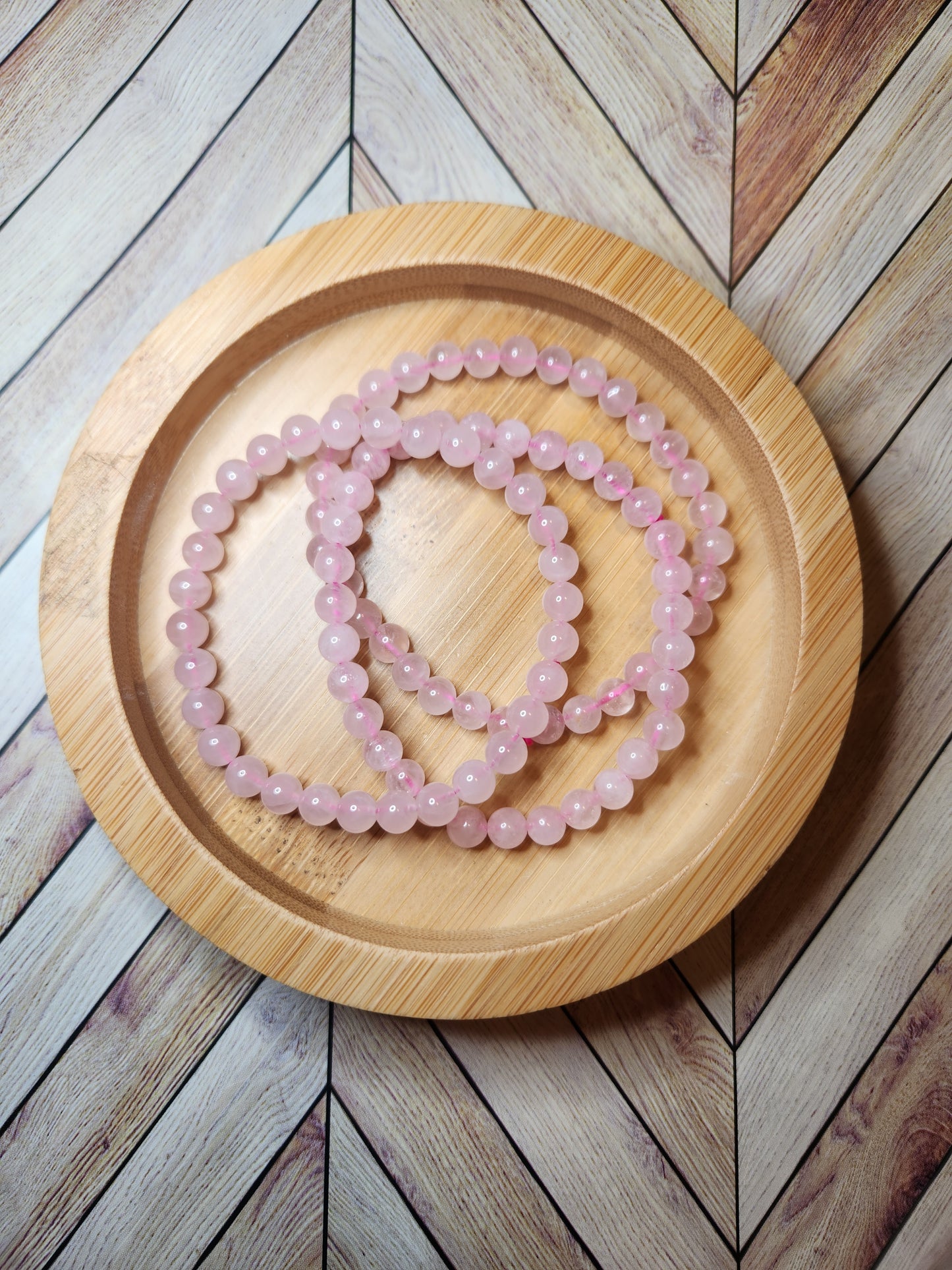 Rose Quartz Bracelet - 6mm