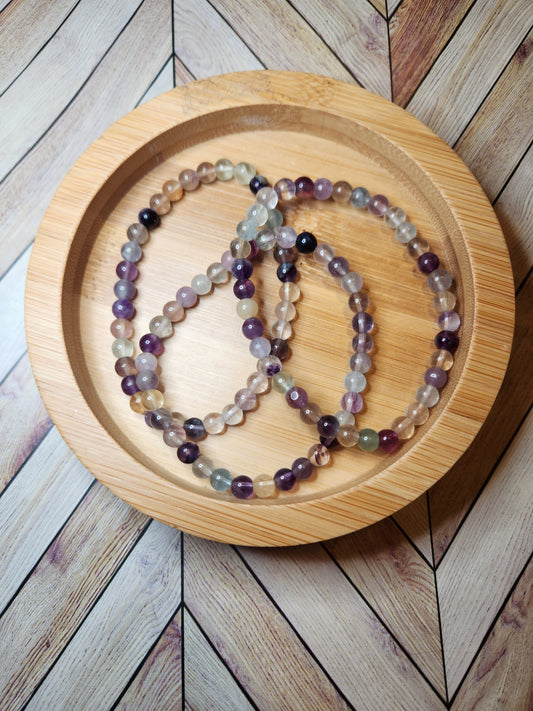 Fluorite Bracelet - 6mm