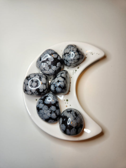 Snowflake Obsidian Tumble