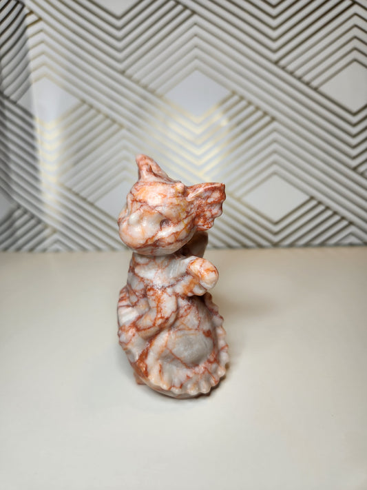 Red Vein Jasper Dragon