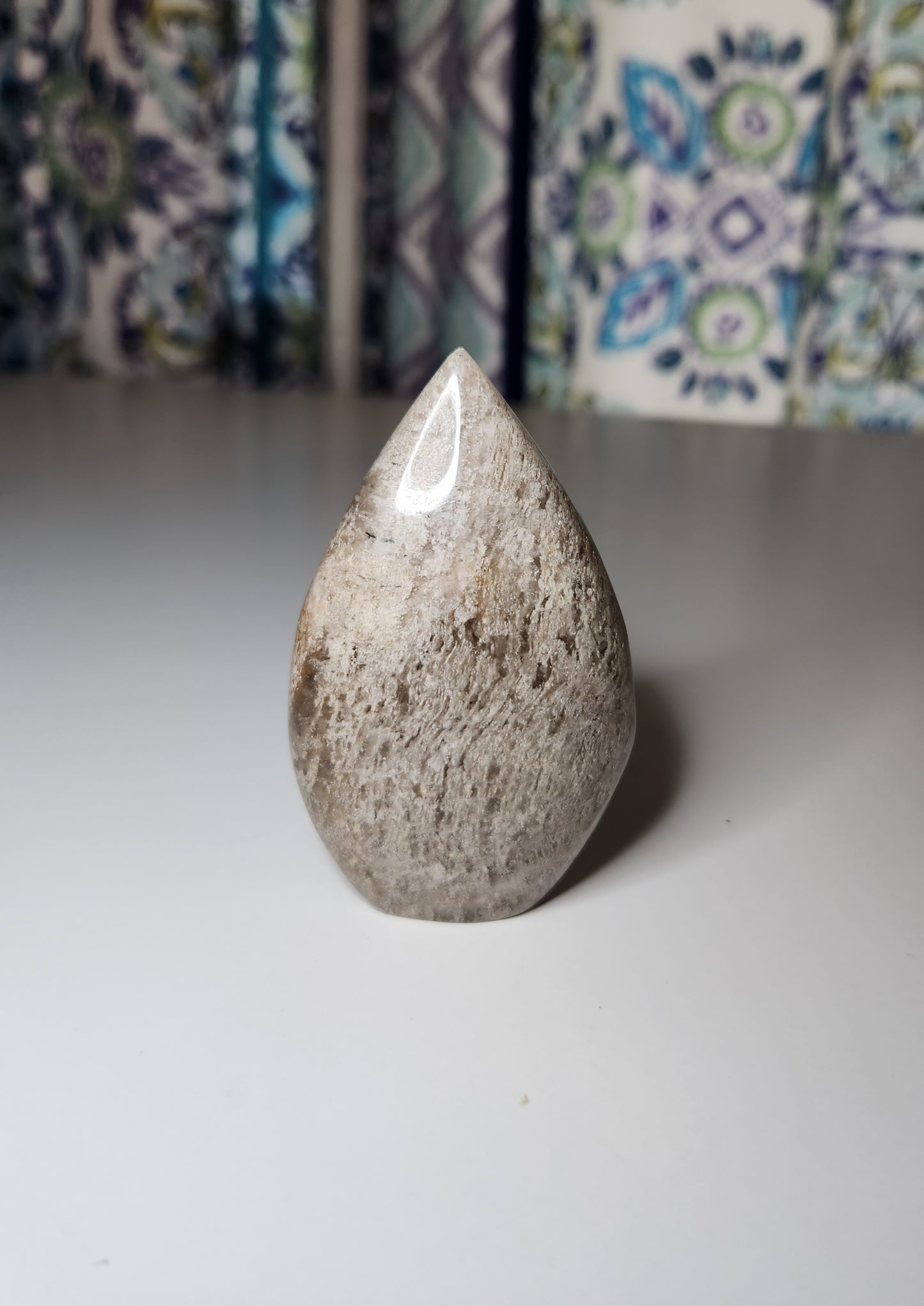 Thousand Layer Quartz Tear Drop Flame