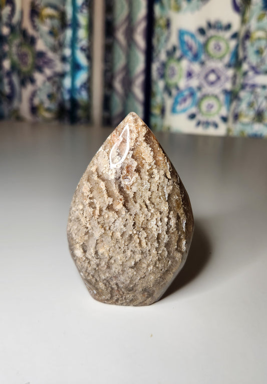 Thousand Layer Quartz Tear Drop Flame