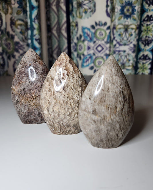 Thousand Layer Quartz Tear Drop Flame