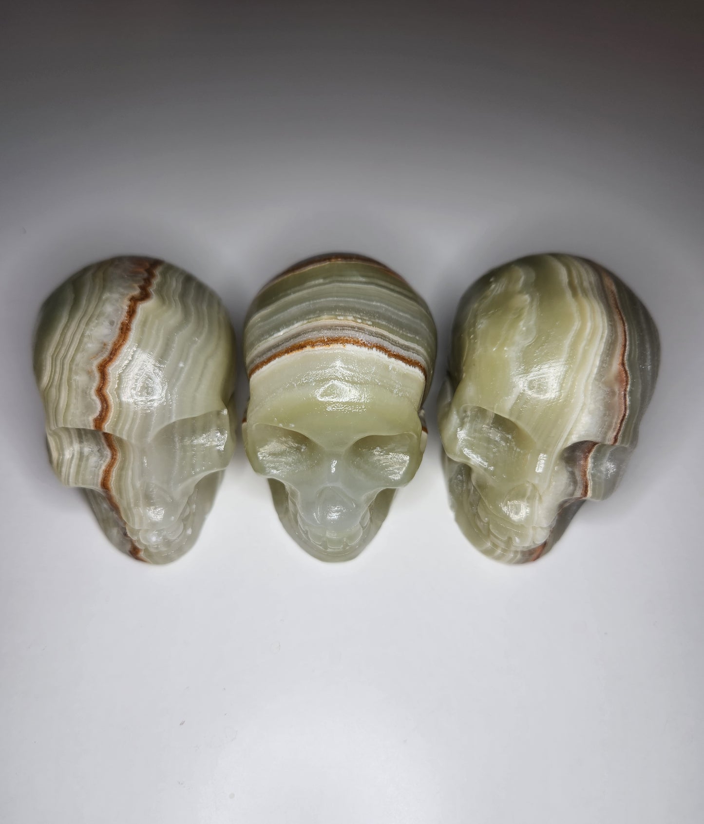 Green Onyx Skull