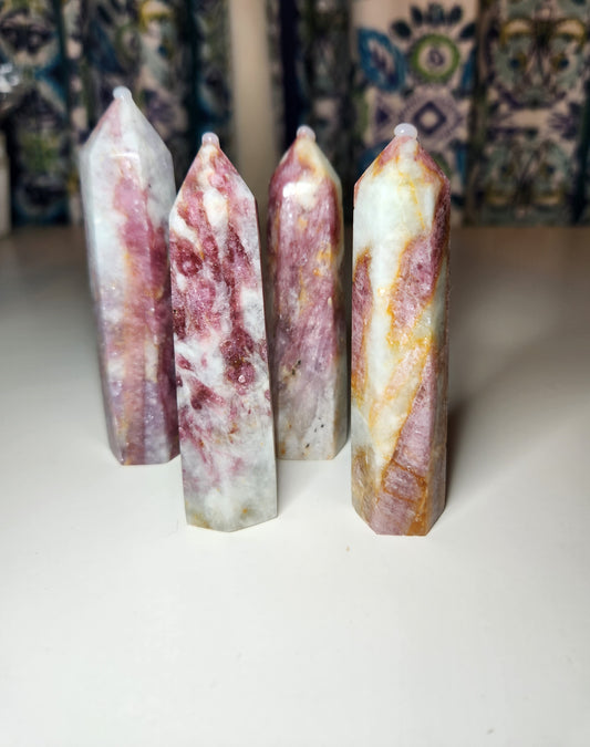Pink Tourmaline Tower