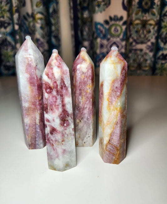 Pink Tourmaline Tower