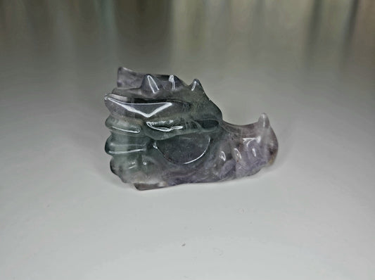 Fluorite Dragon Head