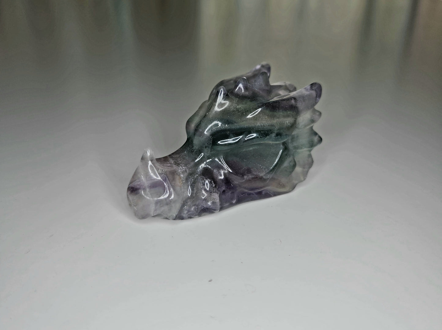 Fluorite Dragon Head