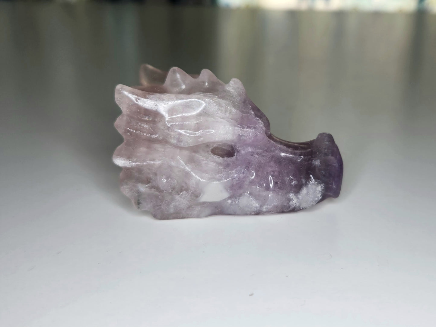 Fluorite Dragon Head