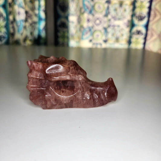 Red Aventurine Dragon Head