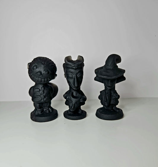 Black Obsidian Nightmare Before Christmas Character Set