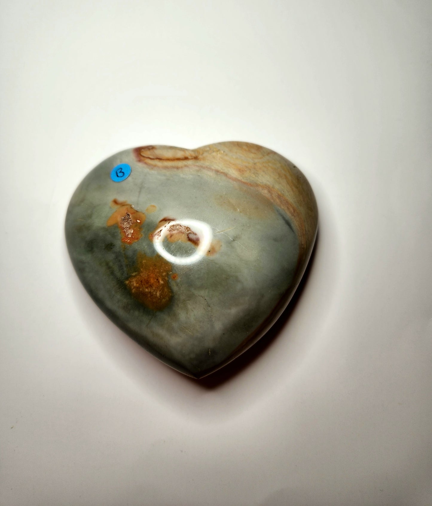 Polychrome Jasper Heart (YOU PICK)