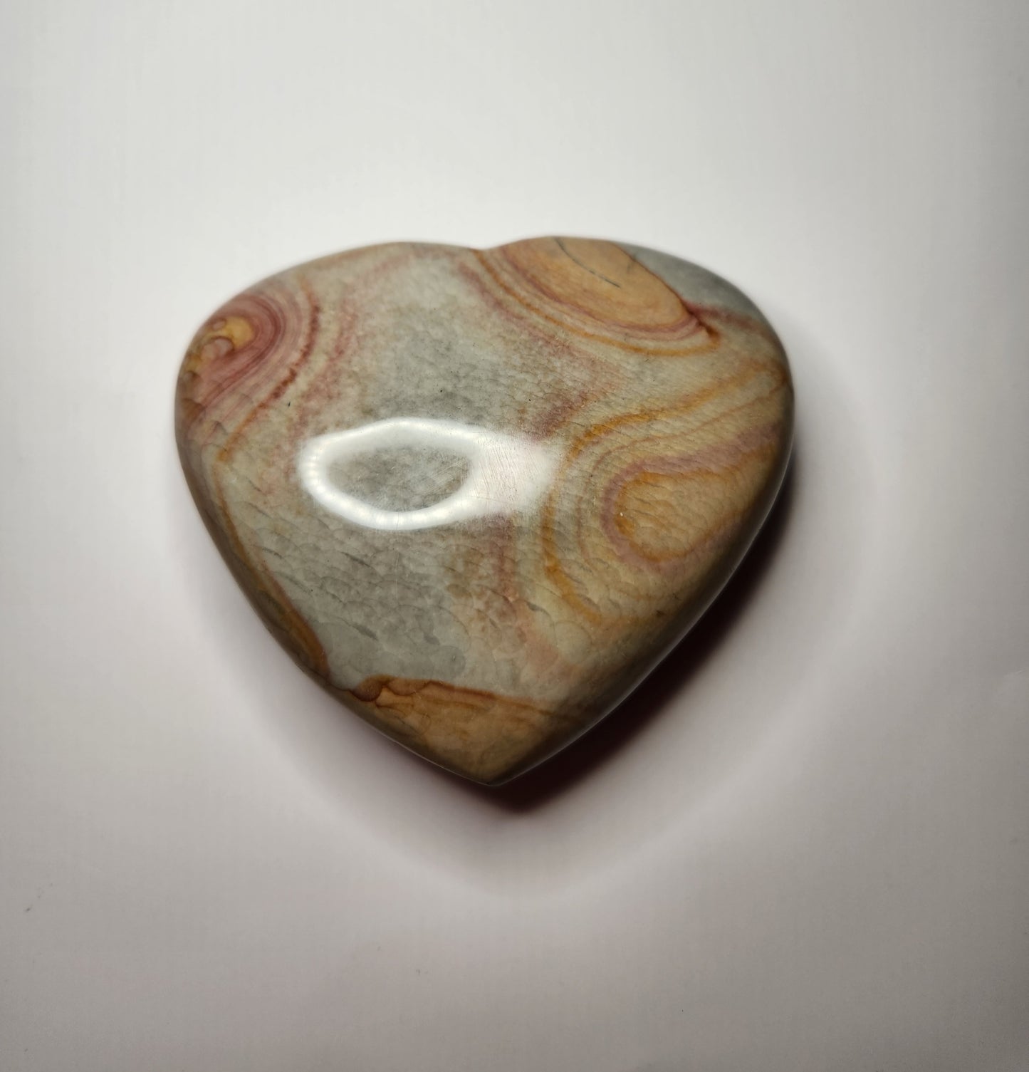 Polychrome Jasper Heart (YOU PICK)