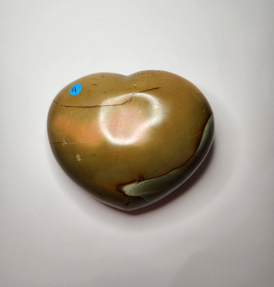 Polychrome Jasper Heart (YOU PICK)
