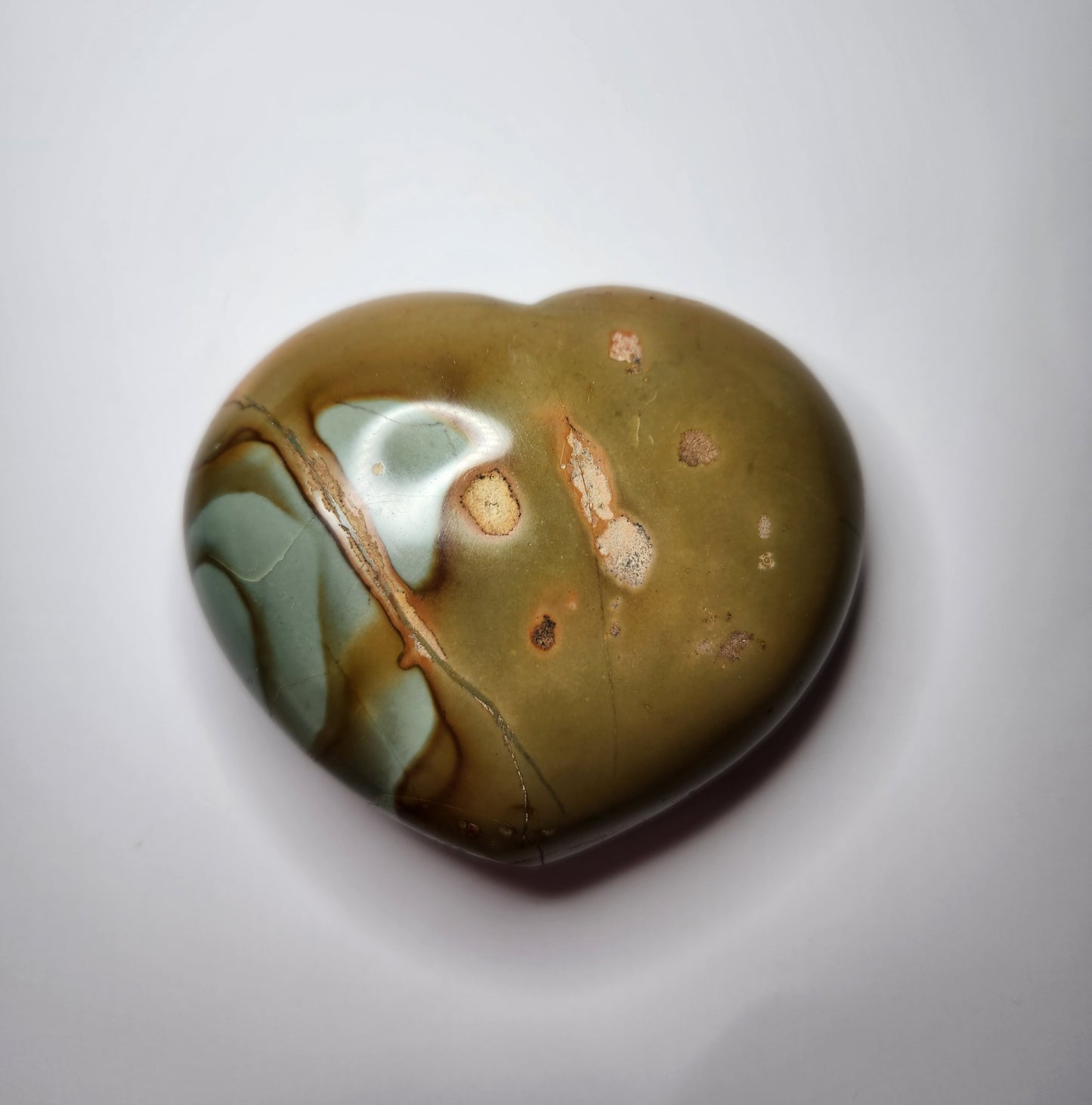 Polychrome Jasper Heart (YOU PICK)