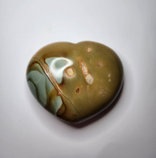 Polychrome Jasper Heart (YOU PICK)