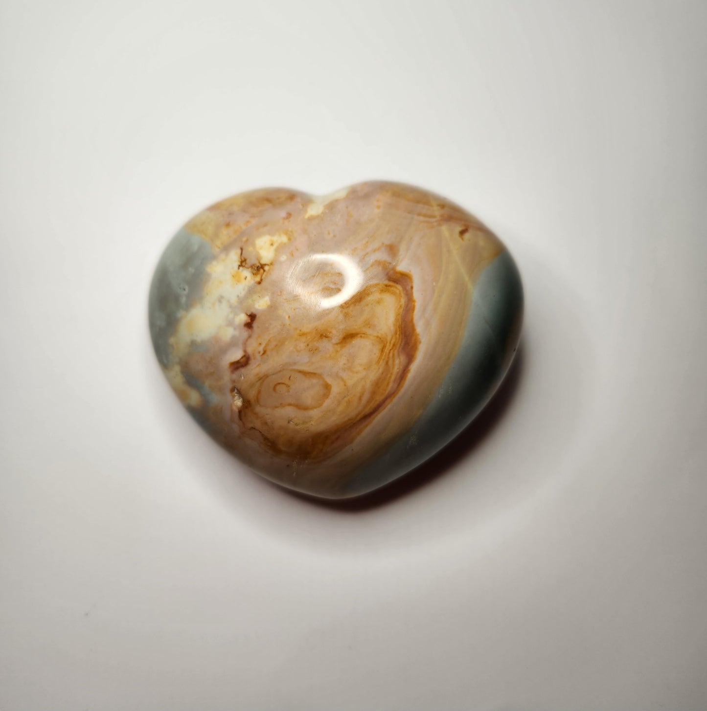 Polychrome Jasper Heart (YOU PICK)