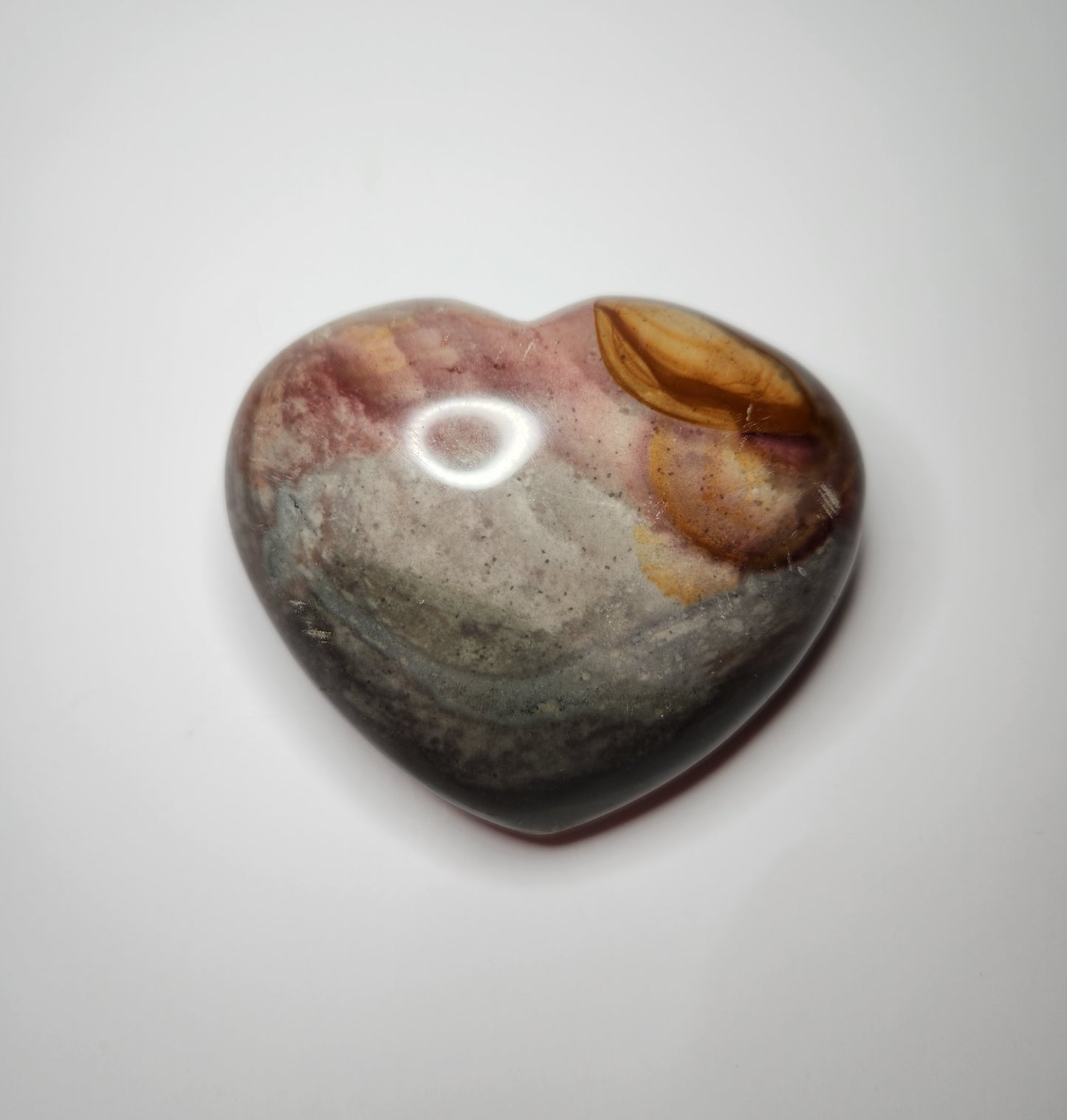 Polychrome Jasper Heart (YOU PICK)