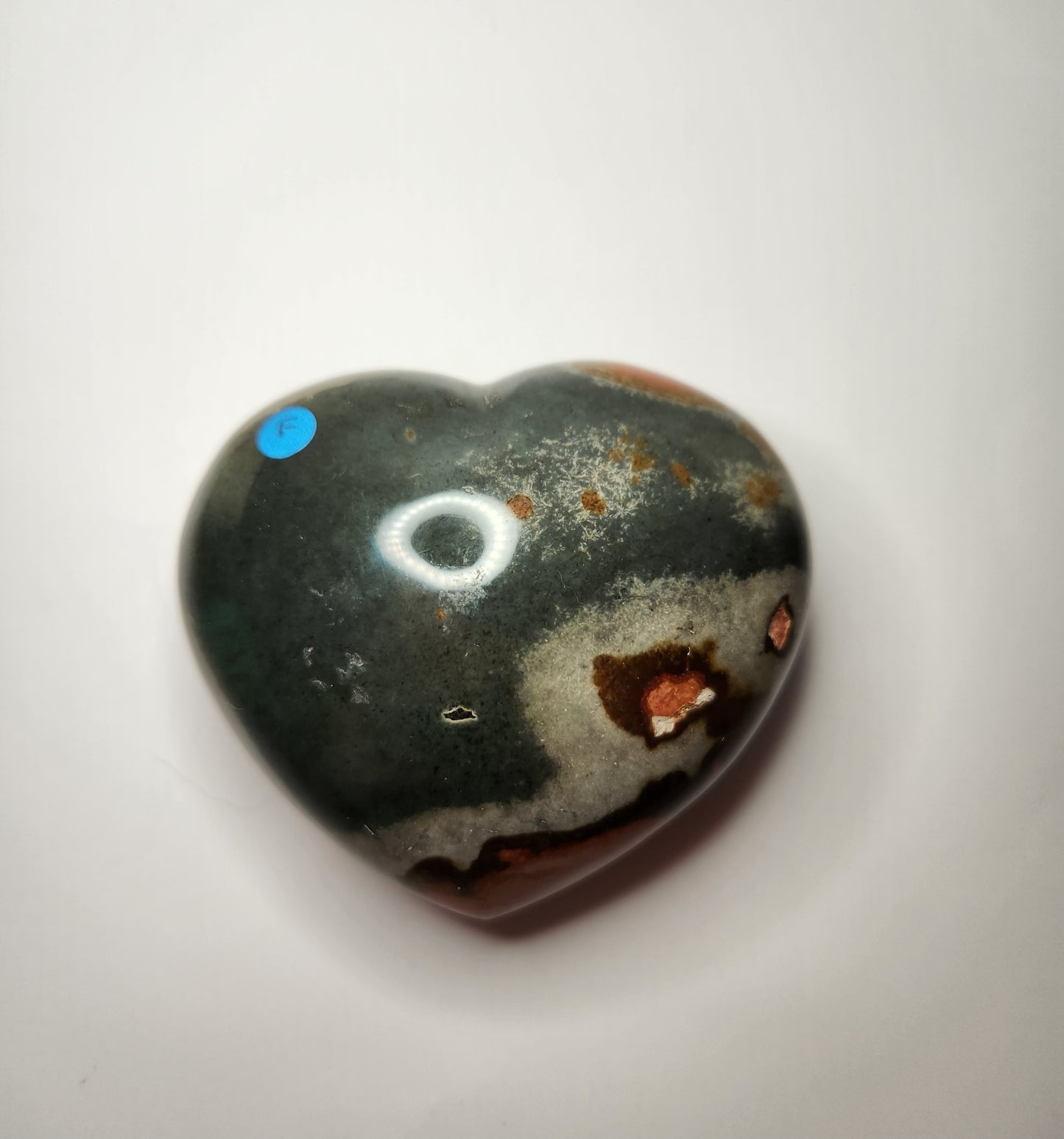 Polychrome Jasper Heart (YOU PICK)
