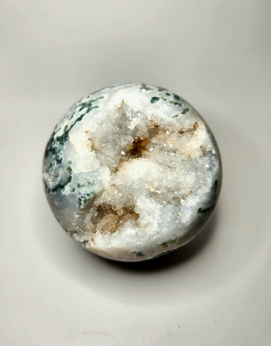 Druzy Tree Agate Sphere
