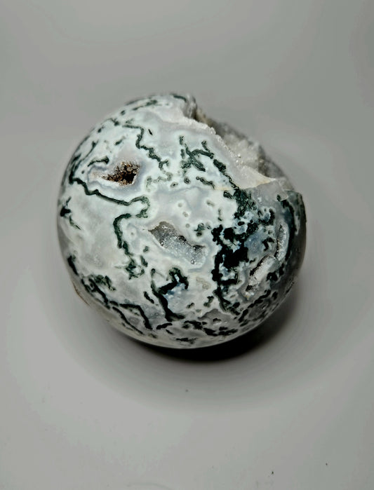 Druzy Tree Agate Sphere
