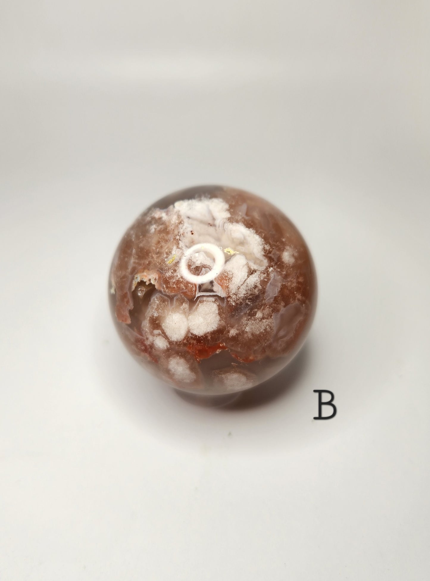 Flower Agate Small Sphere