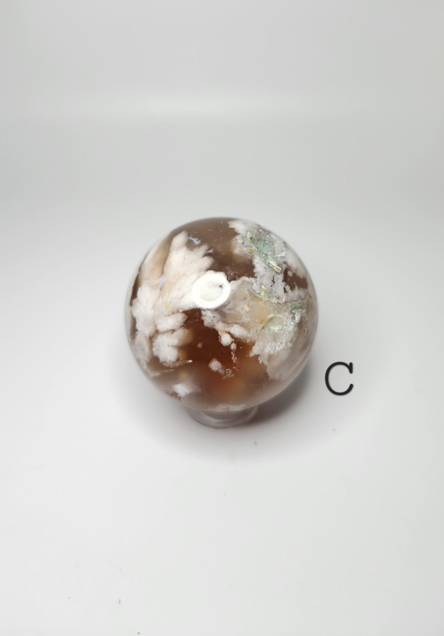 Flower Agate Small Sphere
