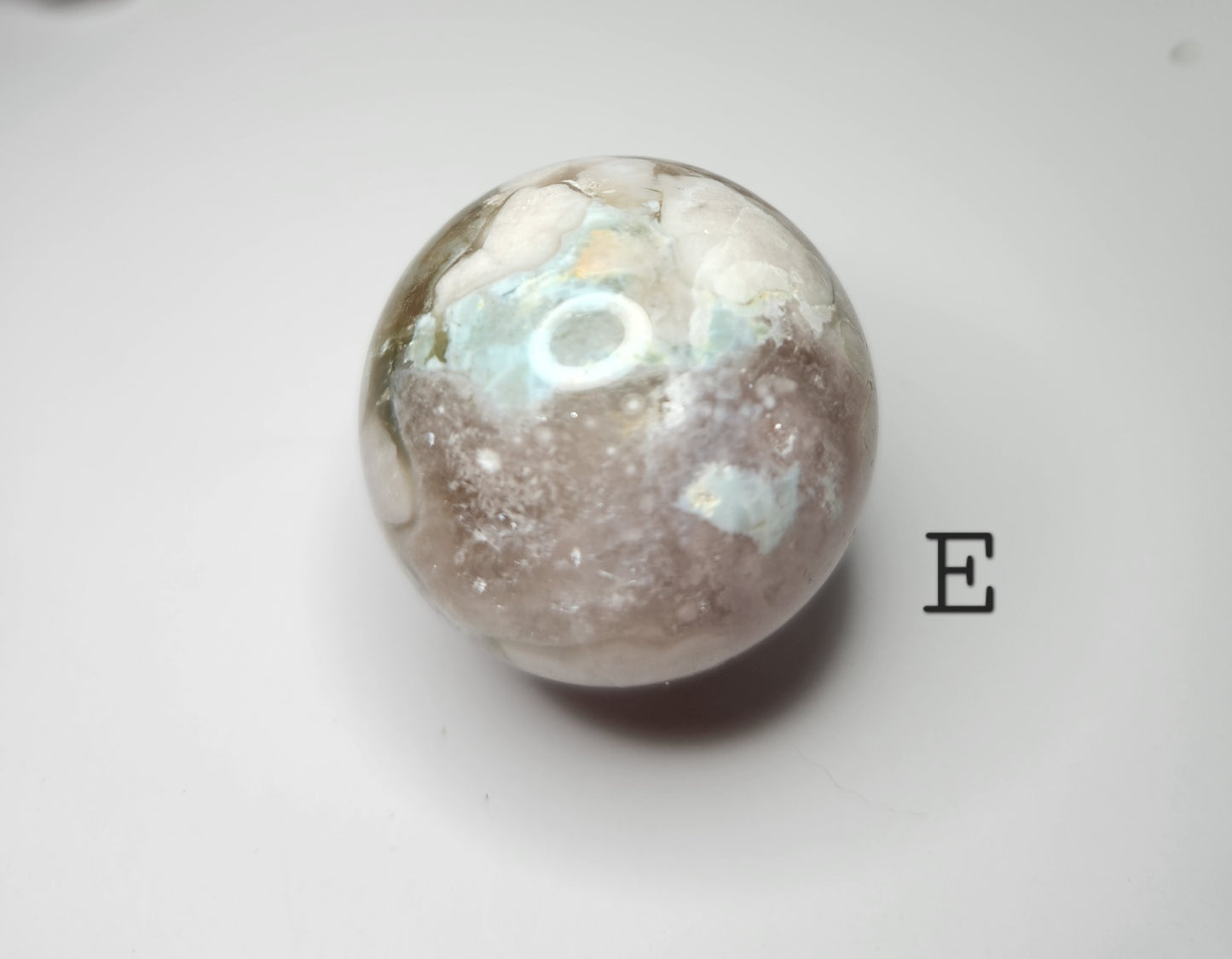 Flower Agate Small Sphere