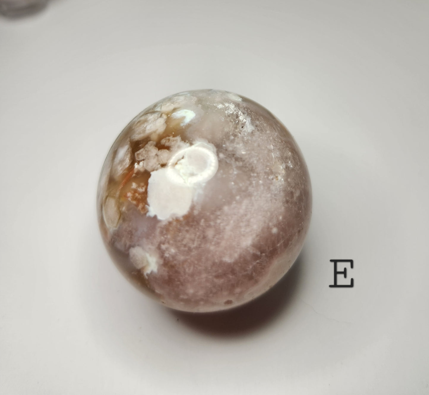 Flower Agate Small Sphere