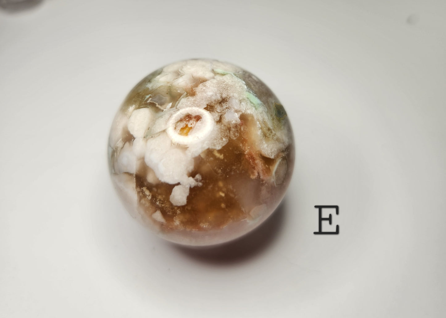 Flower Agate Small Sphere