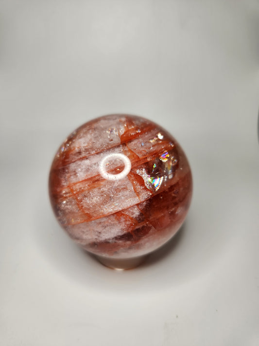 Fire Quartz Sphere