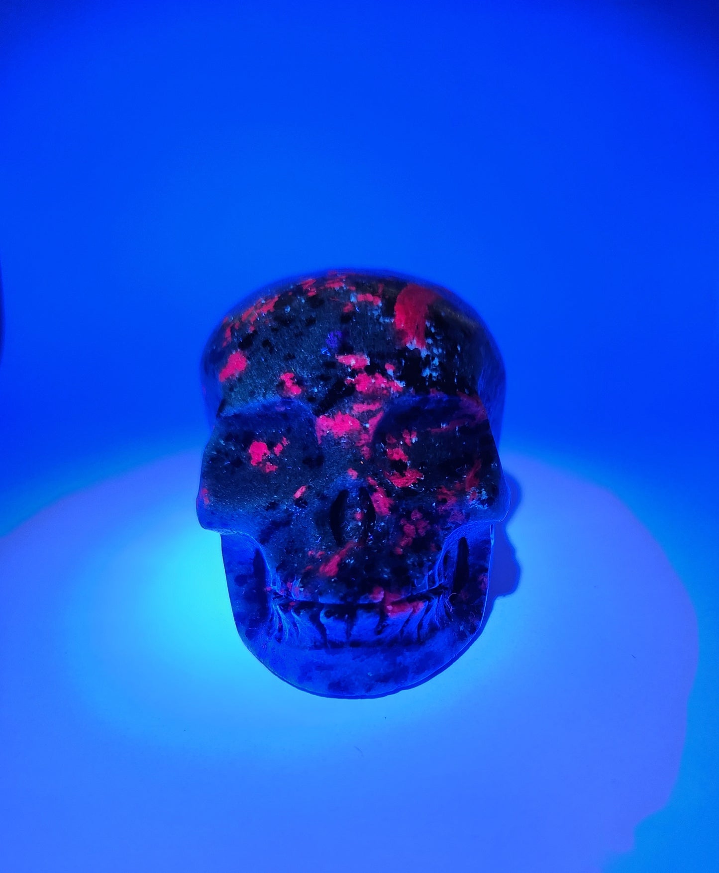 Ruby Zoisite Skull
