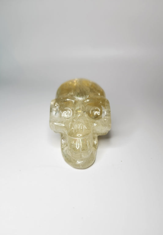 Citrine Skull (heat treated)
