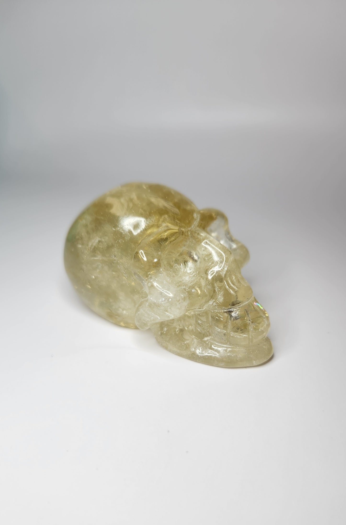 Citrine Skull (heat treated)