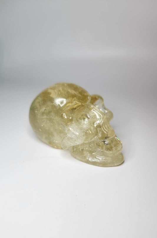 Citrine Skull (heat treated)