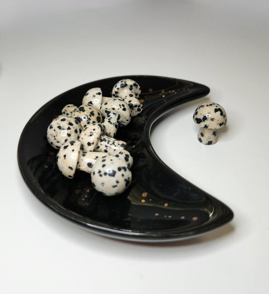 Dalmatian Jasper Mini Mushroom