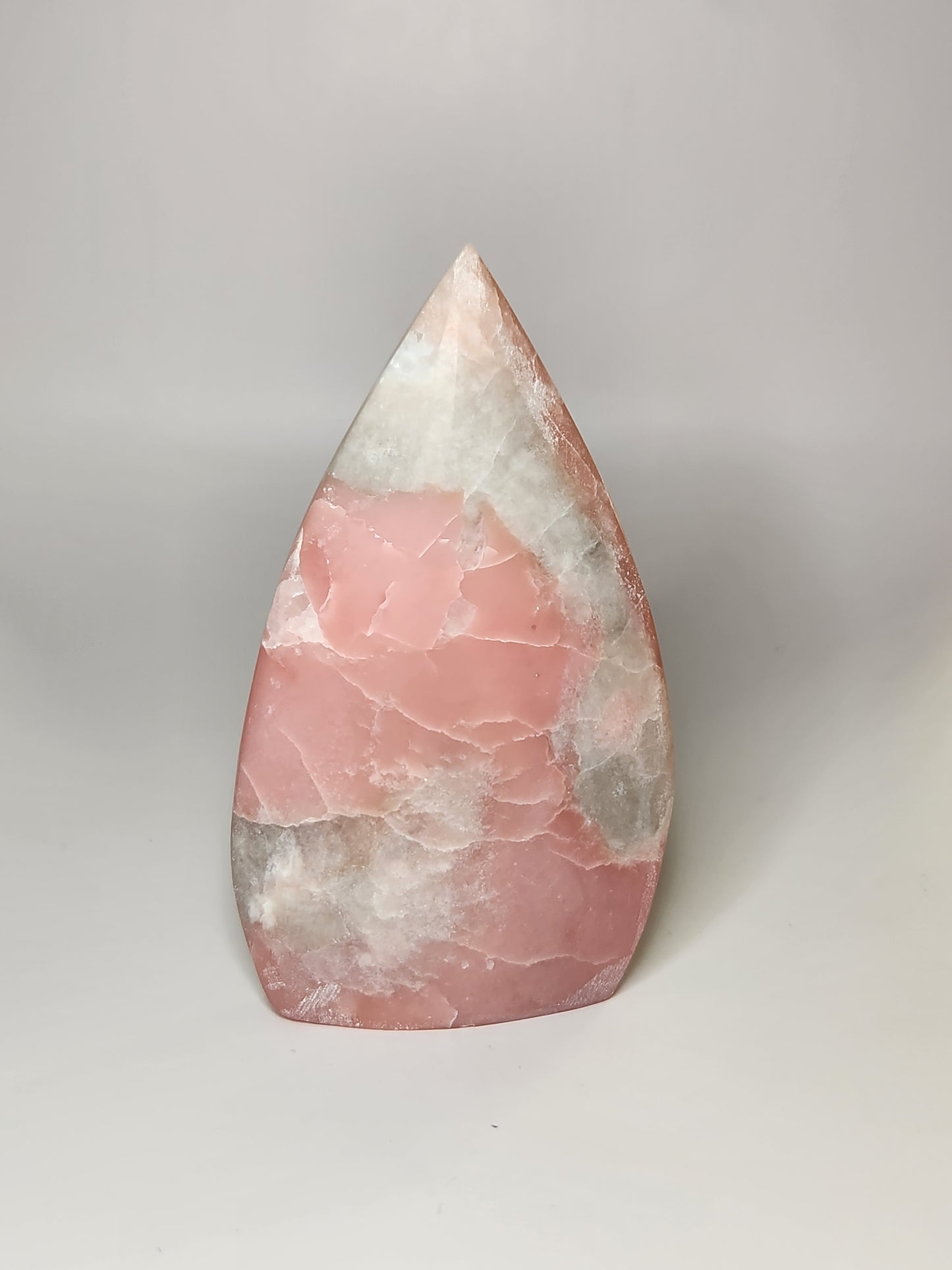 Pink Opal Tear Drop Flame