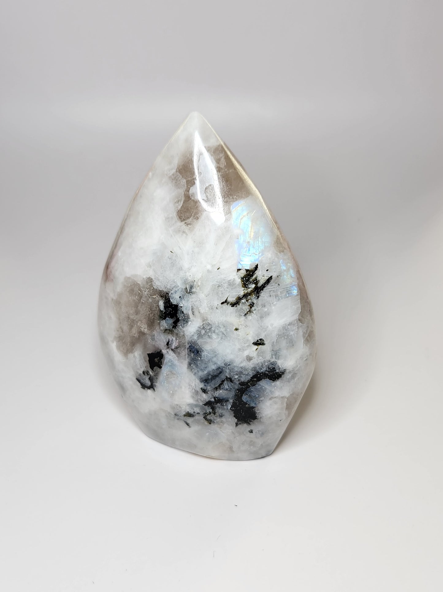 Rainbow Moonstone Tear Drop Flame