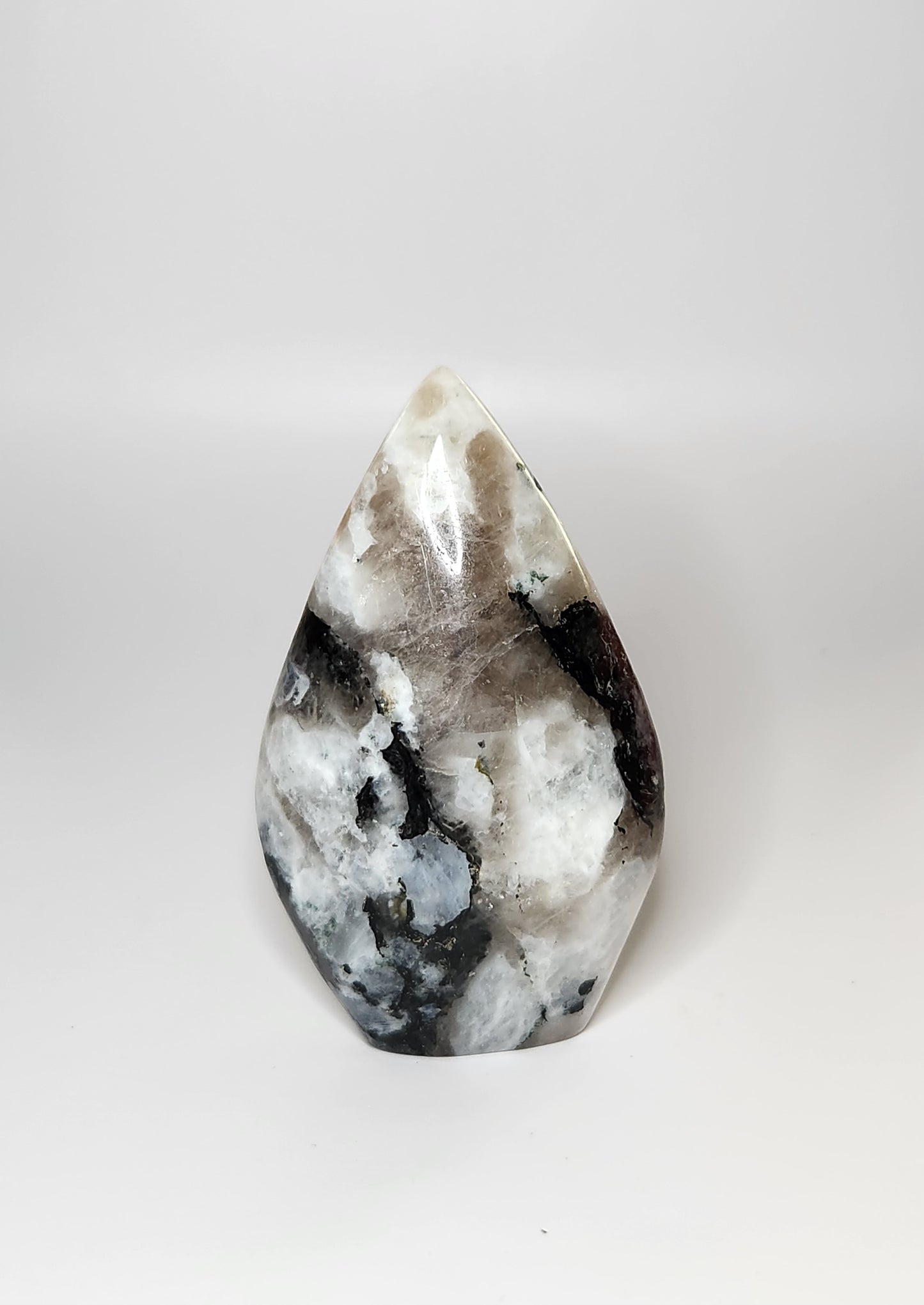 Rainbow Moonstone Tear Drop Flame