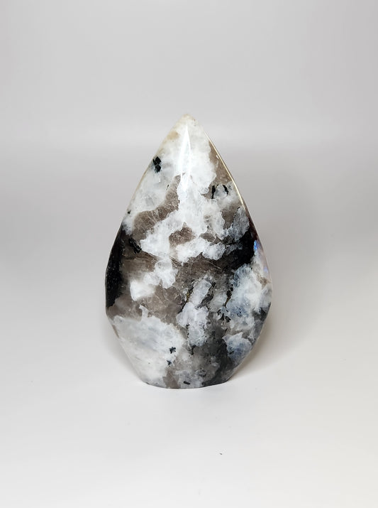 Rainbow Moonstone Tear Drop Flame
