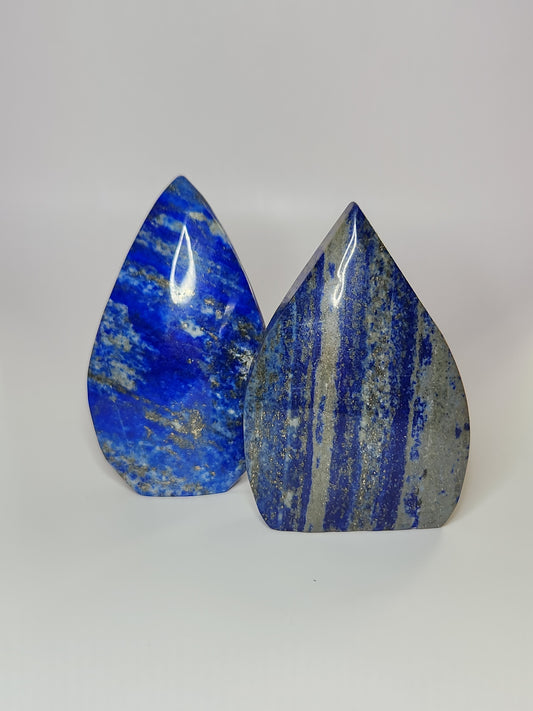 Lapis Lazuli Tear Drop Flame