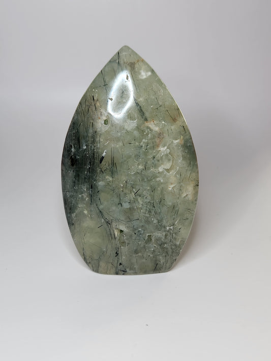 Prehnite Tear Drop Flame